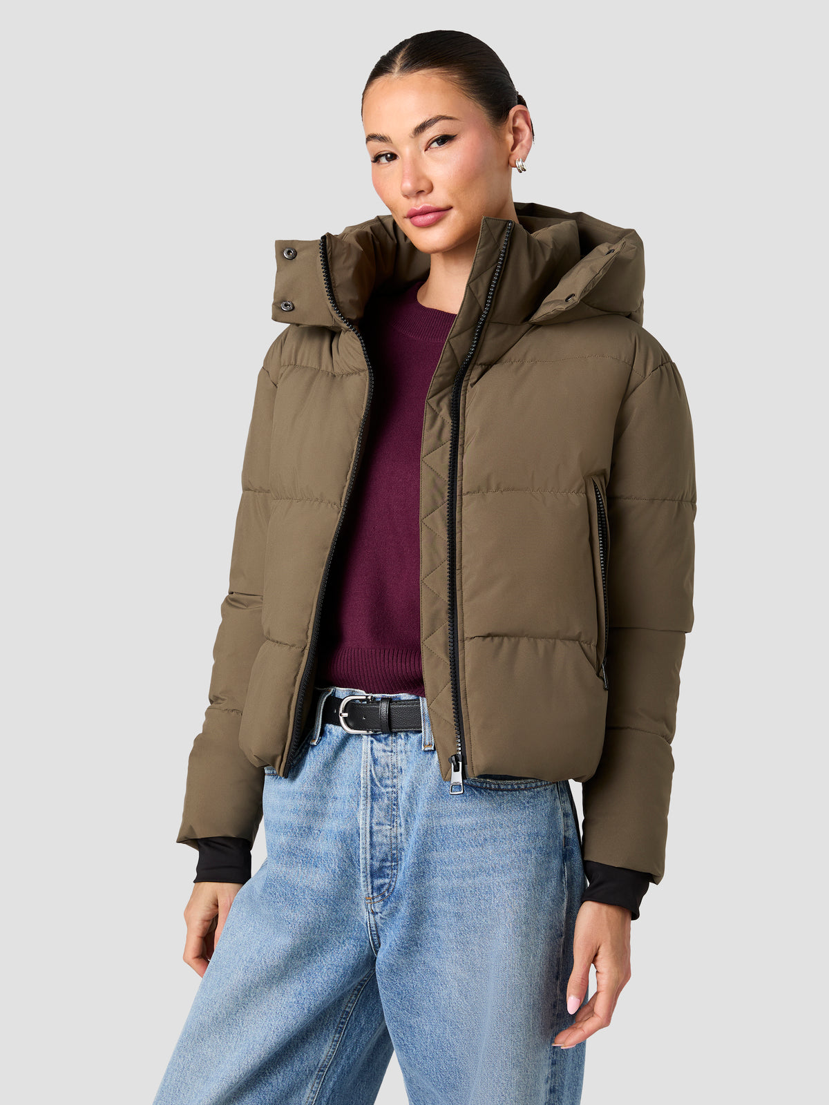 CAMDEN CONTRAST PUFFER JACKET VIEW 5 | Women's Shop All
