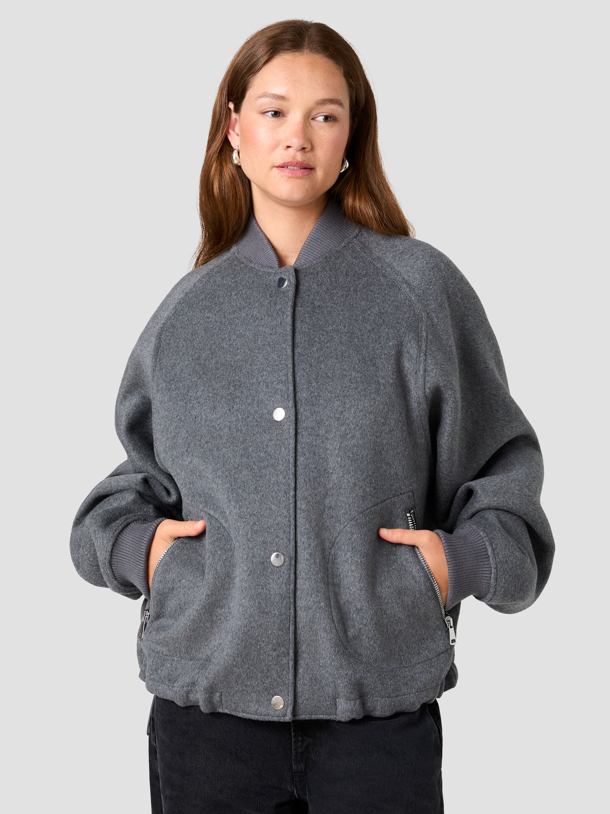 WEMBLEY OVERSIZED VARSITY JACKET VIEW 1