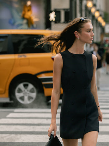 Harry Suiting Double Breasted Mini Dress