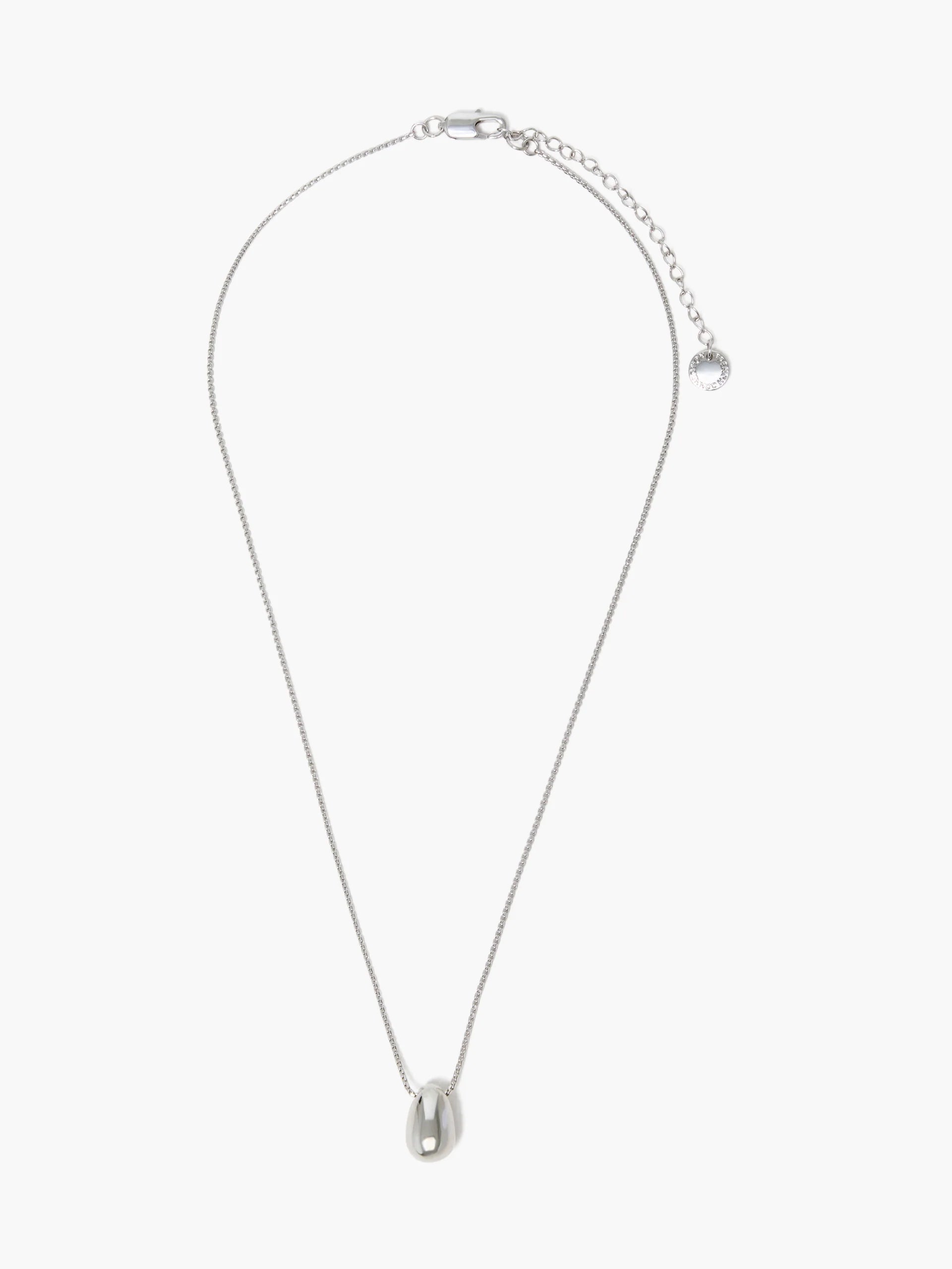 Sculptural Bean Pendant Necklace