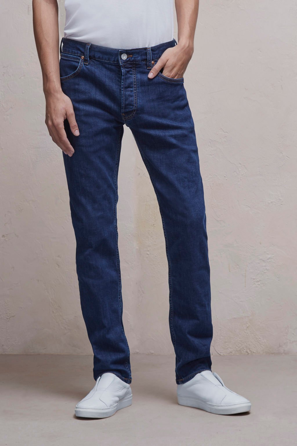 72-Denim Stretch Slim Fit Jeans Mid Terrace Wash | French Connection US
