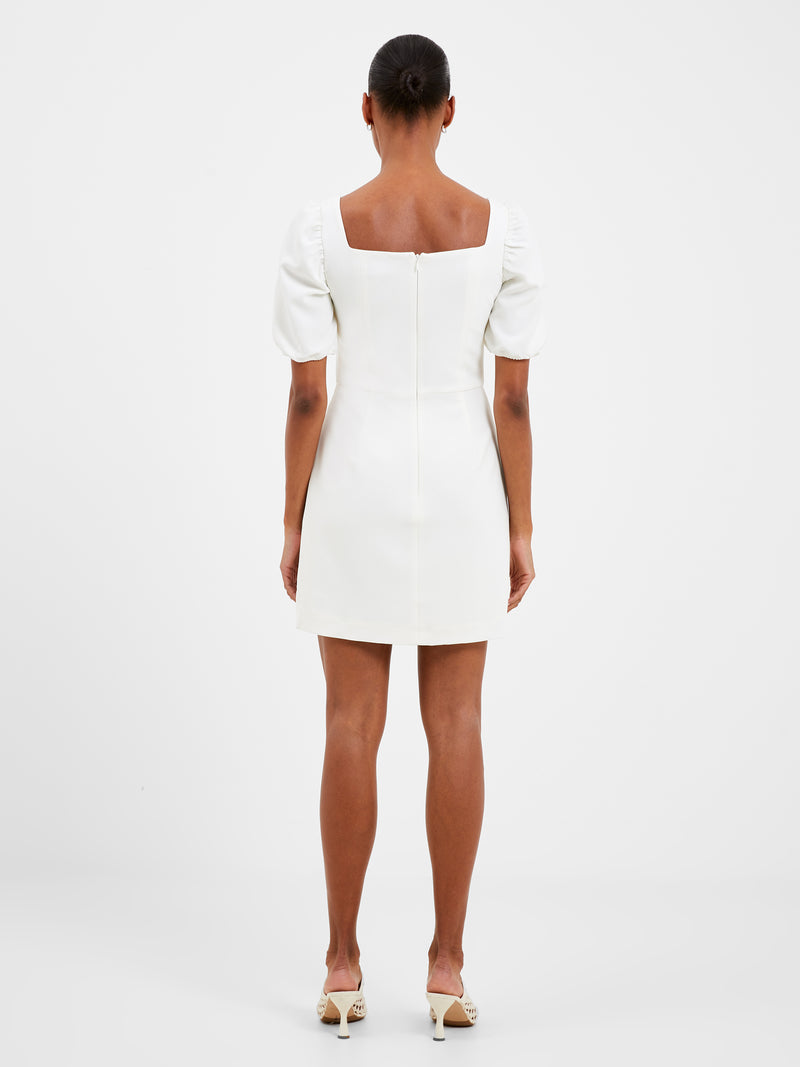 Berina Whisper Puff Sleeve Dress Summer White | French Connection US
