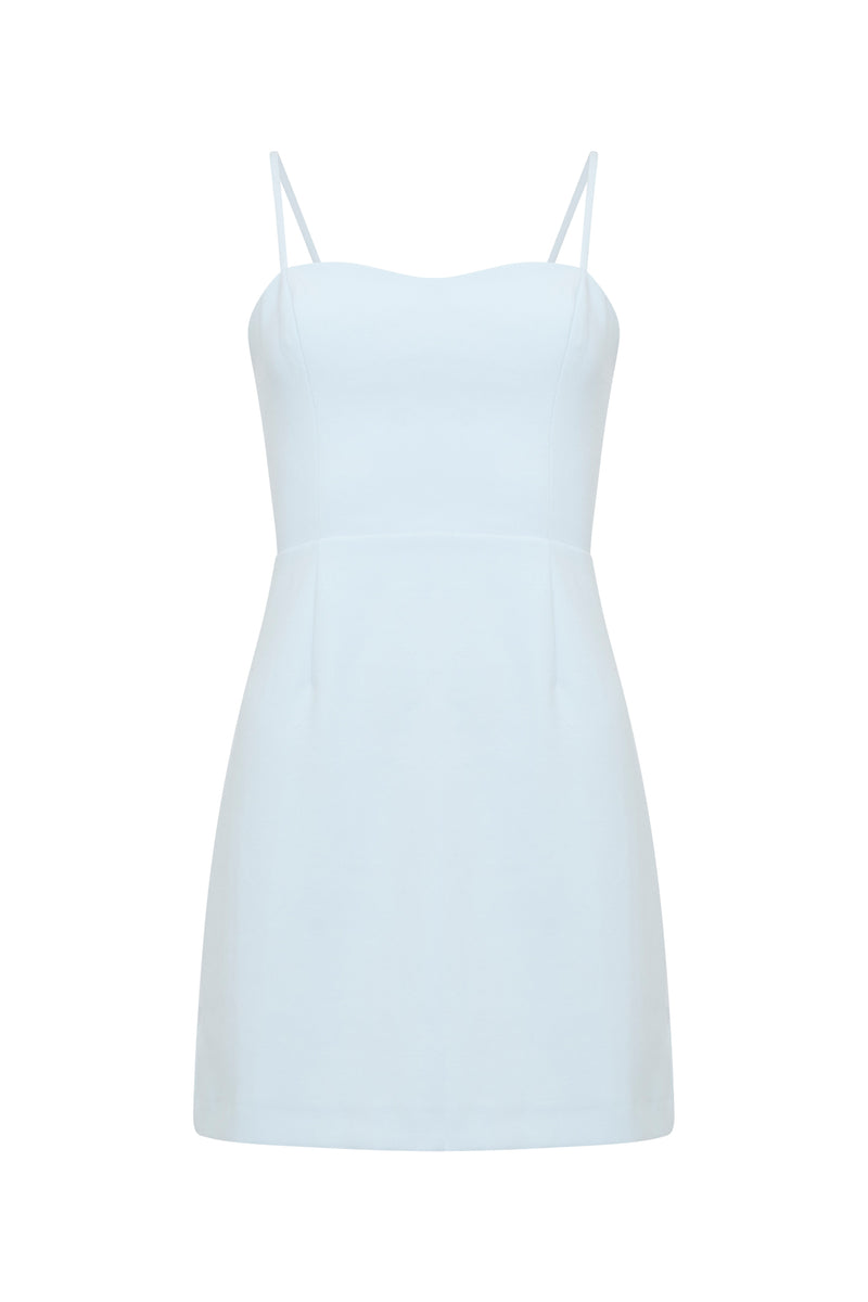 French connection whisper cheap light sweetheart mini dress