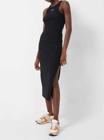 FCUK Ribbed Racer Midi Dress