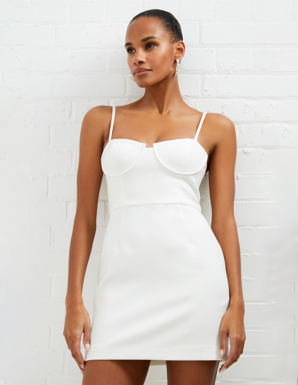 Whisper Corset Dress Summer White | French Connection US