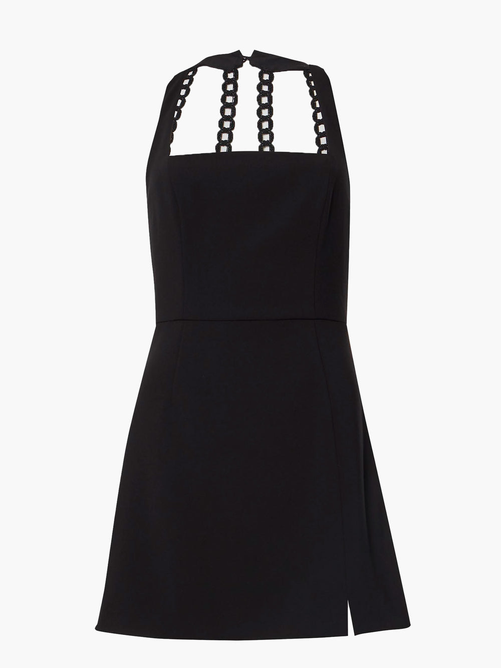 Buntie whisper Ruth Chain Dress Black French Connection US