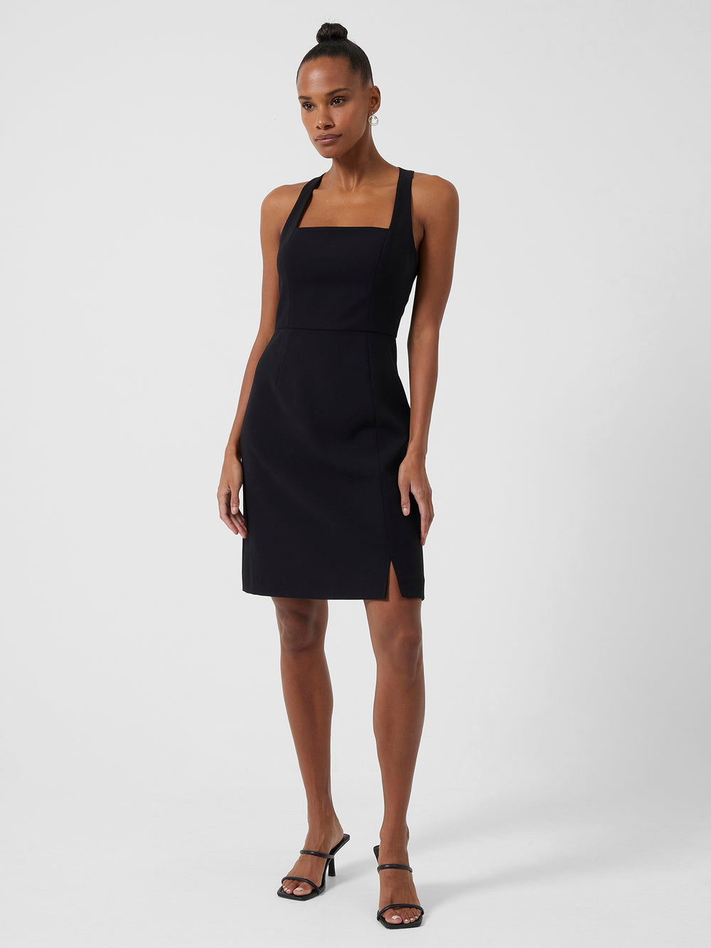 Buntie whisper Ruth Chain Dress Black French Connection US