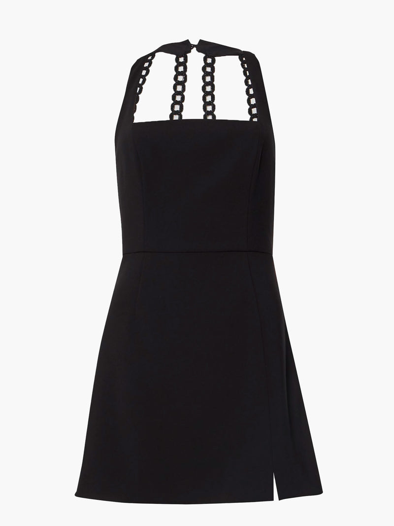 Buntie whisper Ruth Chain Dress Black French Connection US