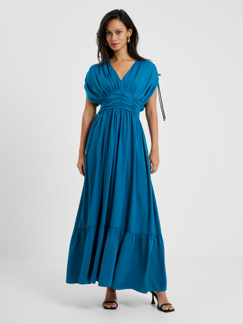 Ocean Depths US Dress Maxi Satin Connection | French Audrey