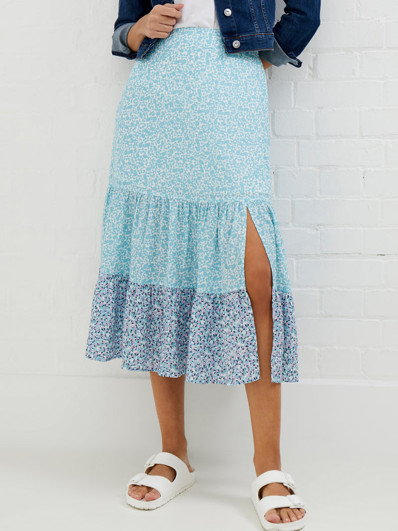 French connection floral midi skirt cheap