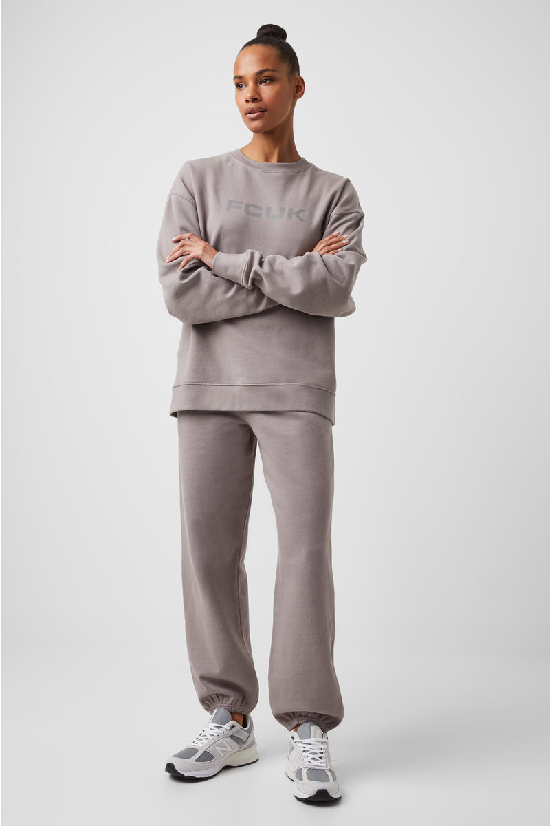 FCUK Relaxed Fit Joggers Cloud Grey | French Connection US