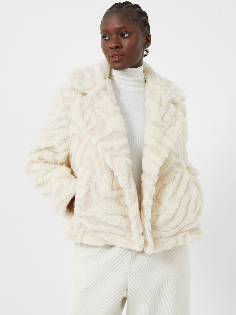 Bobby Borg Cropped Jacket Classic Cream | French Connection US