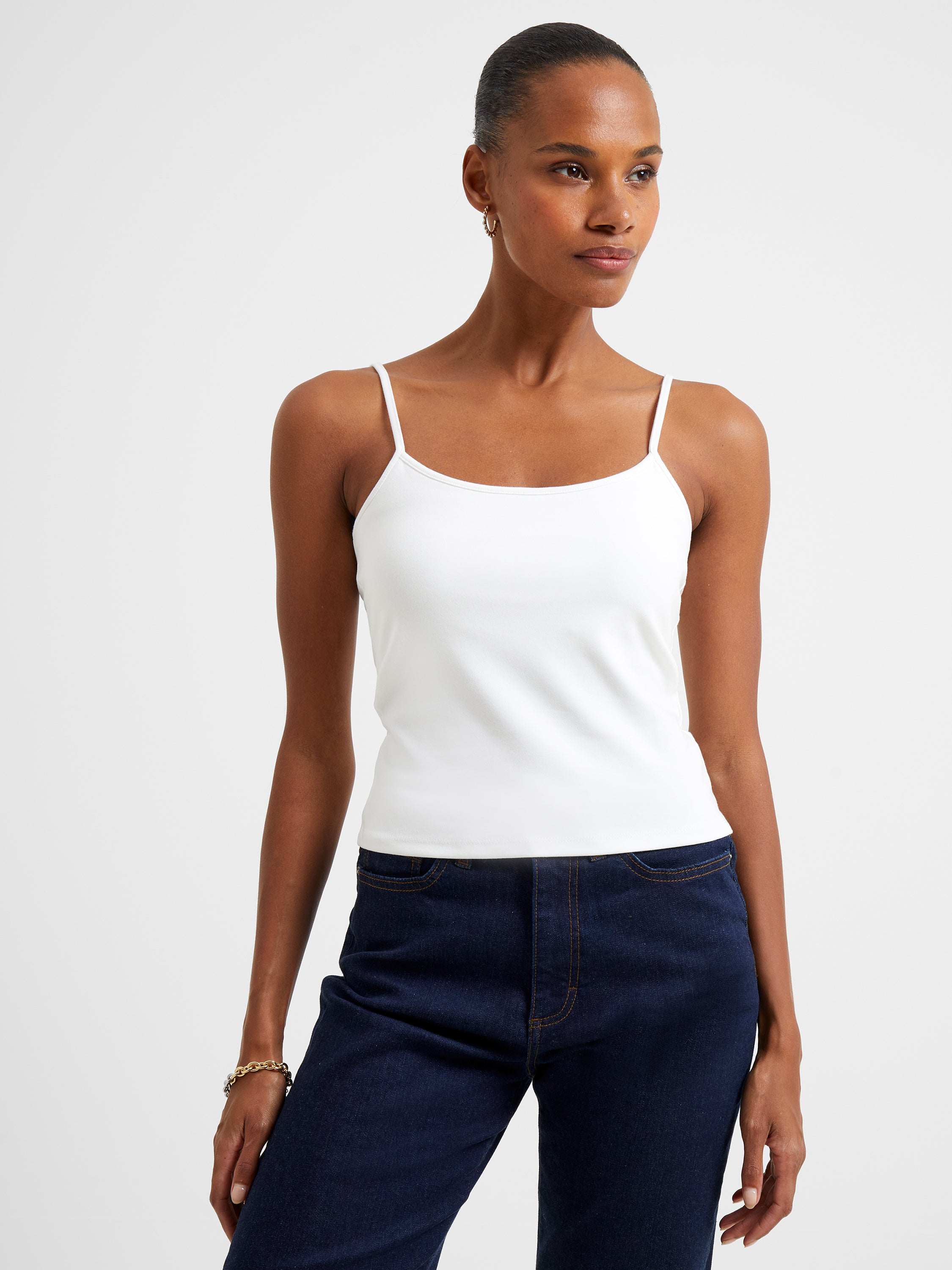 Roy Viscose Cami Top Summer White | French Connection US