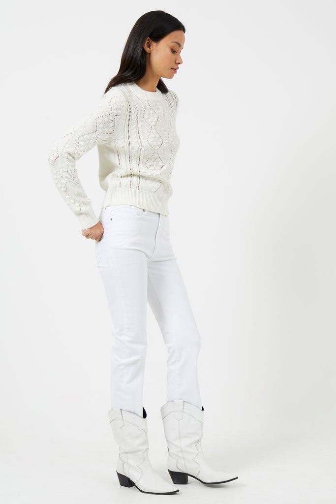 Lilith Bobble Sweater Winter White | French Connection US