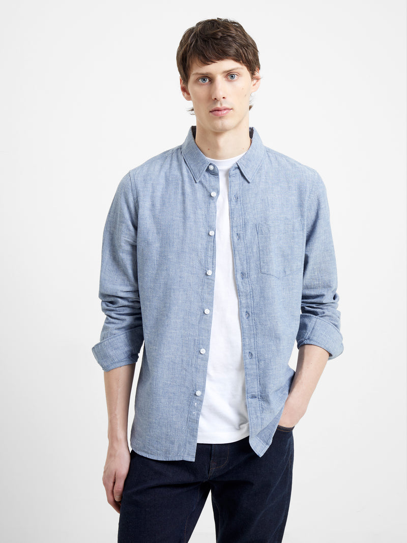 Chambray Shirt Blue  French Connection US
