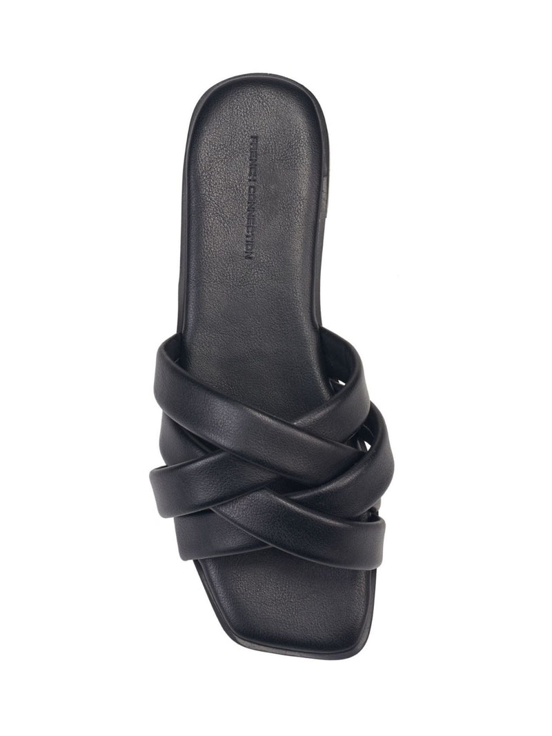 Shore Padded Strap Sandal Black | French Connection US